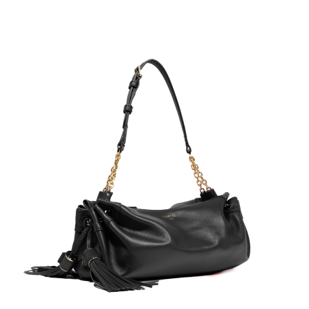 Sac Porté Croisé Zippé S MABELLE Noir