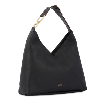 Sac hobo Zippé Pagode Noir