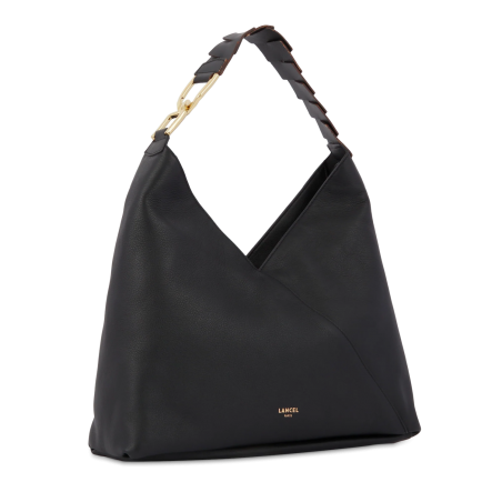 Sac hobo Zippé Pagode Noir